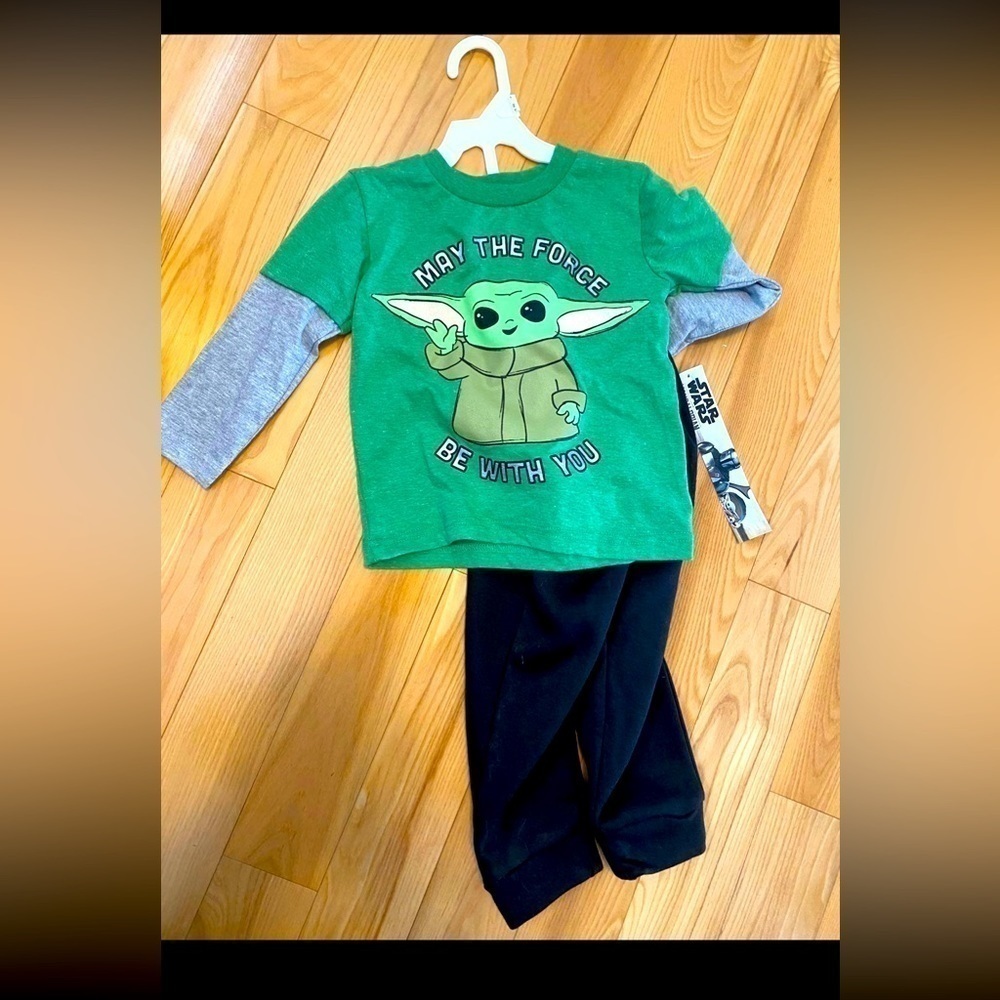 𝅺DISNEY Grogu Baby Yoda outfit 2T